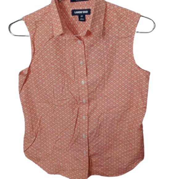 Lands' End Sunburst Tank Size 2P - Picture 1 of 9